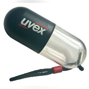Uvex Sportstyle Waterproof Floating Black and Clear Capsule Case, Glasses, Keys